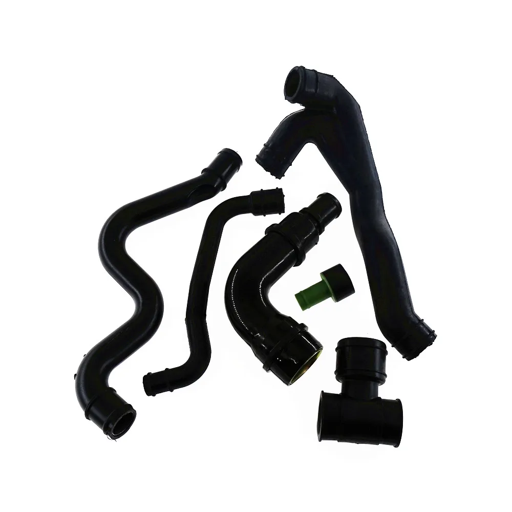 Qty6 1.8 Engine Crankcase Ventilation Pipe Exhaust Hose Kit For Vw Bora Golf Jetta Mk4 06A 103 213F 06A 103 221Ah 035 103 245