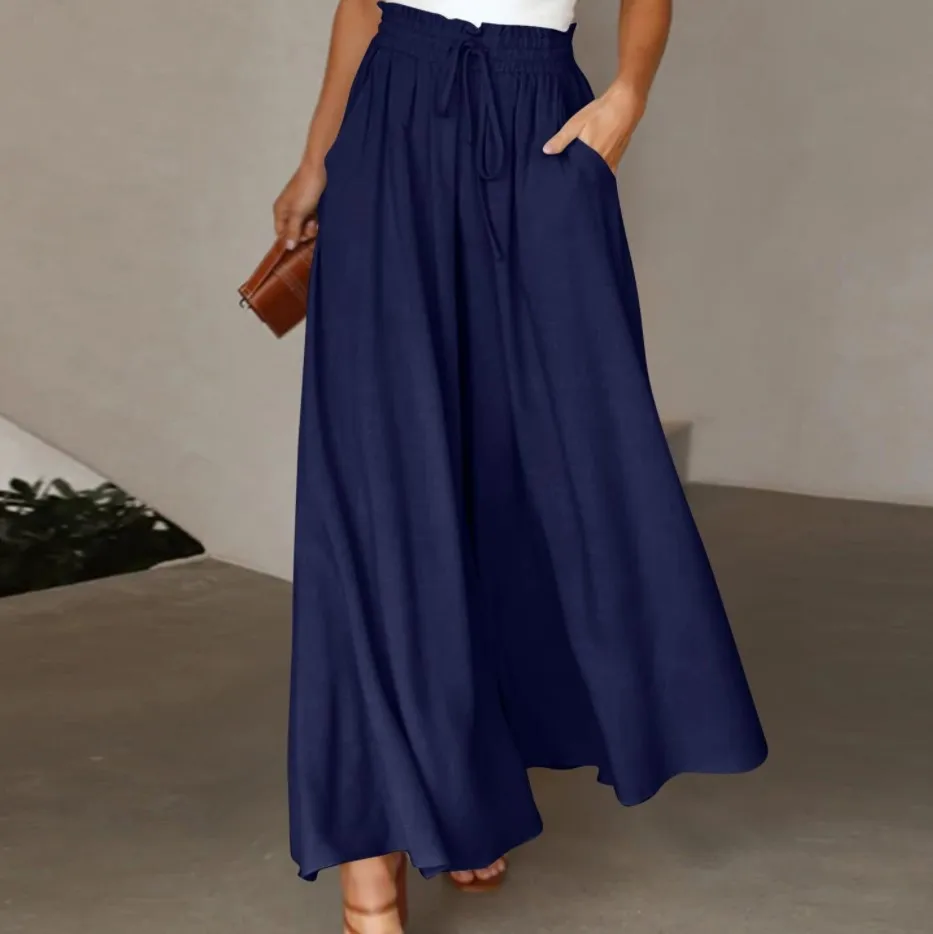 Women Summer Wide Leg Pants