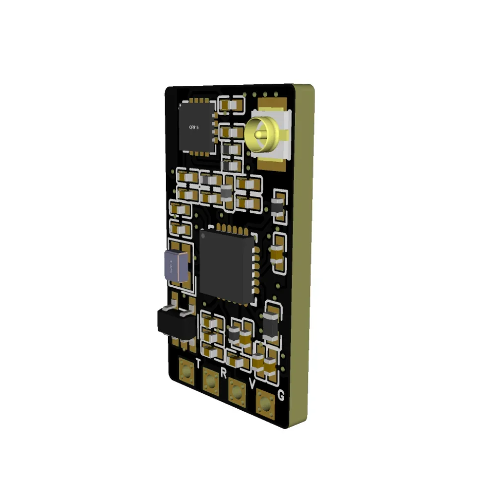 Récepteur HPXGRC 2.4G ELRS installé sur un drone FPV, prêt pour le vol longue portée.