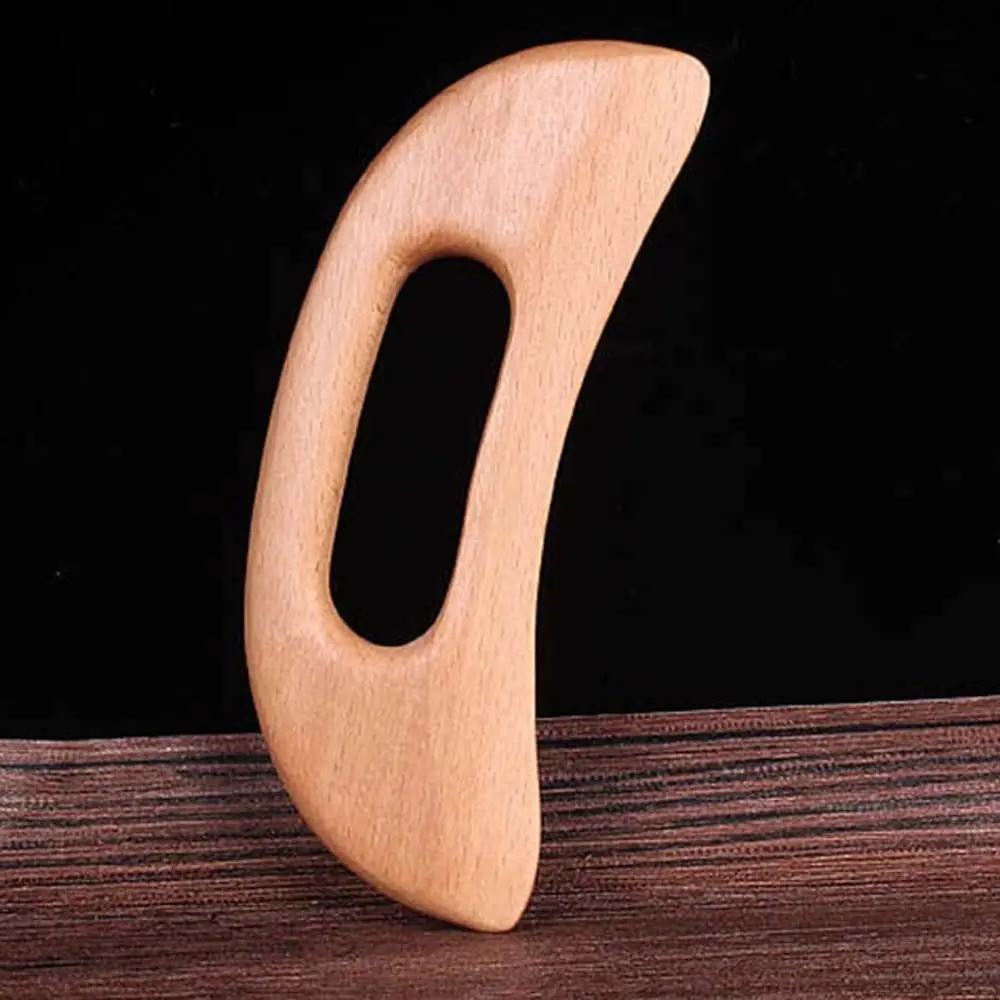 

Спа-терапевтический инструмент для подтяжки кожи, ухода за лицом, массажер для тела и шейного отдела позвоночника, Деревянный Инструмент Для Массажа Гуаша, инструмент для массажа