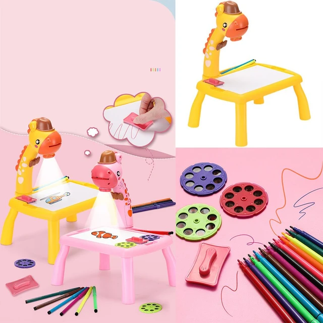 100pcs Baby Drawing Toys Wooden Painting Templates Drawing Board Kids Paint Drawing  Tools Set for Children Educational Toys Gift