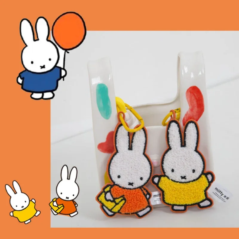 

Miffys Kawaii Pendant Embroidered Cartoon Mobile Phone Chain Fashionable and Delicate Key Chain New Key Chain Pendant