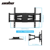 Full Motion TV Wall Bracket Tilt Swivel TV Mount for 30 - 85” LED LCD HD 4K Plasma TVs with Extendable Articulating Arm - Image 5