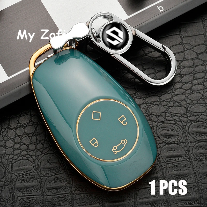 Autoschlüsselhülle Für Leapmotor C11/T03/S01 2021-2023 - Silber/Schwarz