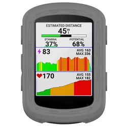 Garmin Edge Bicycle GPS Silicone Protective Cover - Anti - Collision Bumper Shell - Garmin Edge 540 (GRAY)