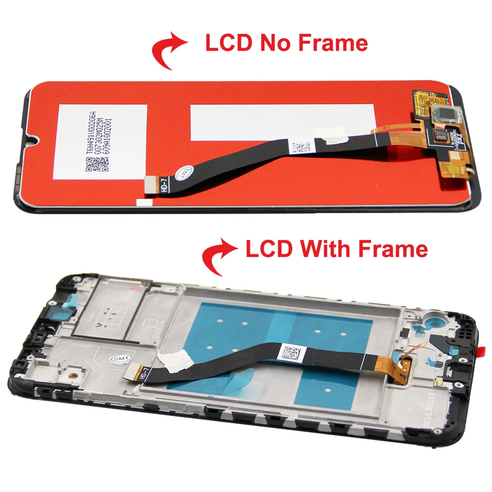 Display Lcd Per Huawei Y6 2019 Mrd-lx1 Lx2 Touch Screen Schermo Vetro Nero - Foto 6