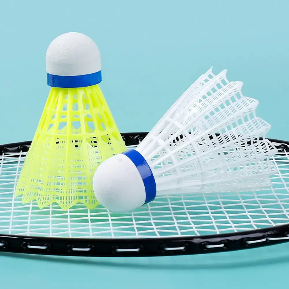 Shuttlecock Nylon Badminton Shuttlecocks with Great Stability Durability Indoor Outdoor Sports Training Balls 12Pcs/Set