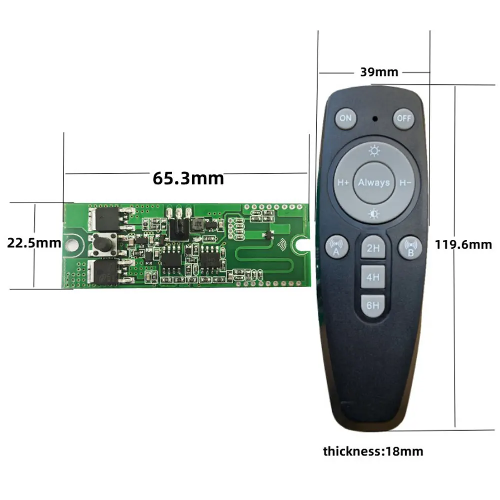 3.2V 3.7V Remote Control Solar Street Light Driver Board Radar Human Body Sensor Solar Street Light Control Panel