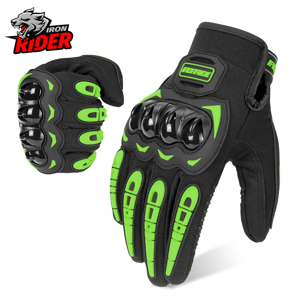 Summer Motorcycle Gloves Touch Screen Breathable Full Finger Gloves Guantes Moto Non-slip Riding Protective Anti-fall motorcycle gloves leather motorcycle gloves