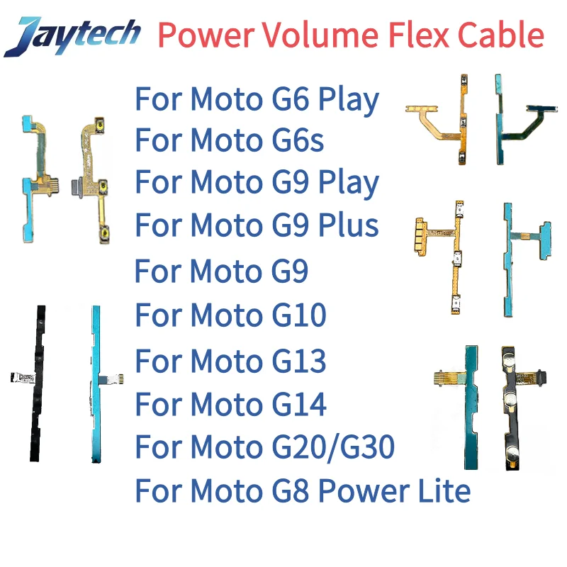 10PCS For Moto G6 G6S G9 G10 G13 G14 G20 G22 G24 G30 Play Plus Power on ...