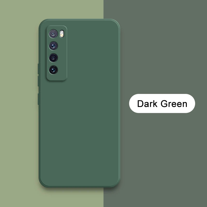 Premium Shockproof Square Liquid Soft Silicone Phone Case