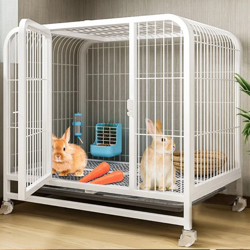C700 Assembled Rabbit Cages Pets indoor Bunny Anti Chew Mat House Bed