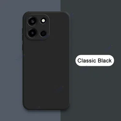 Enhanced Liquid Silicone Phone Case with Soft Anti - Scratch Microfiber Lining for OnePlus Nord 6 (Classic Black)