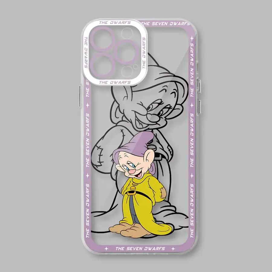 thumbnail image 1 of Funda de teléfono Blancanieves y los siete enanitos para Apple iPhone 15 16 Pro XS Max 13 14 Plus XR SE 7 8 12 11 Pro plus mate, 1 of 5