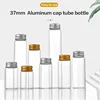 Wholesale Diameter 37mm Glass Bottle Candle Glass Vials Saffron Container Glass Vial With Screw Lid For Candy Storage Bottle 6