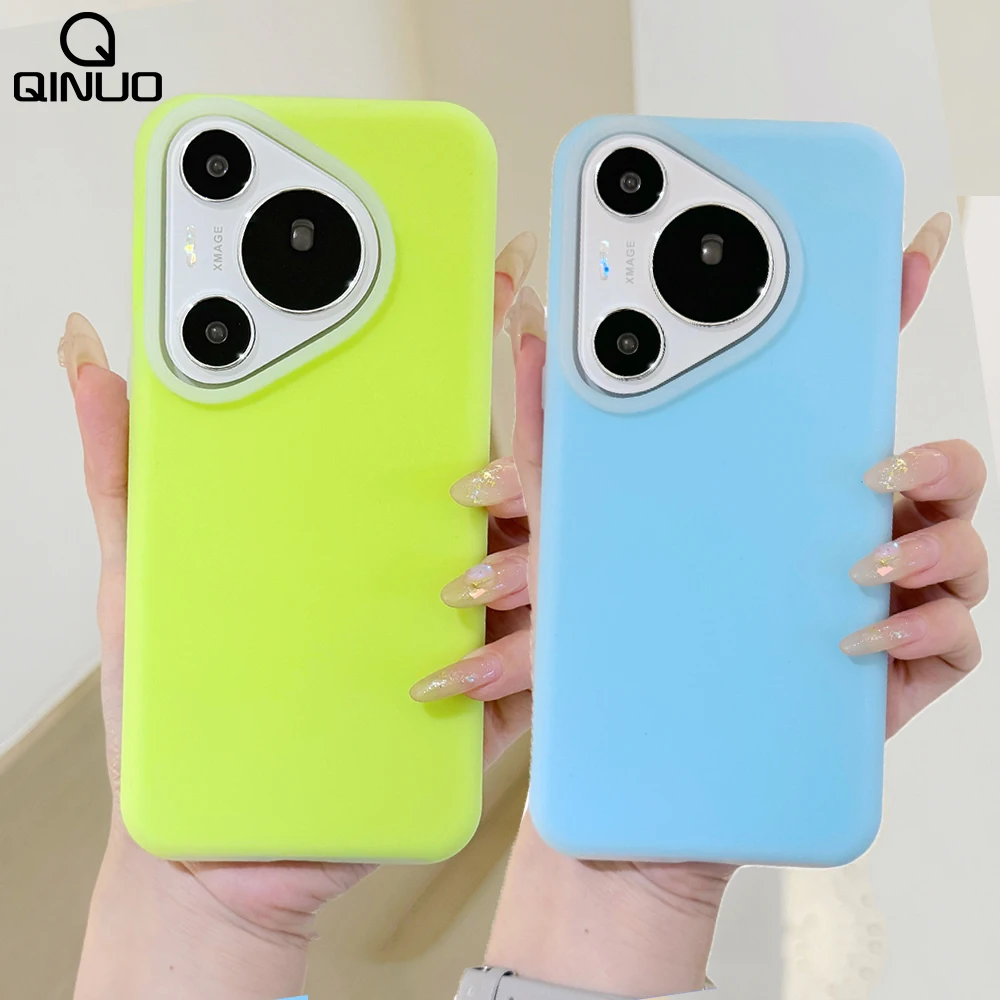 Fluorescent Jelly Feel Liquid Silicone Matte Shockproof Protective Case