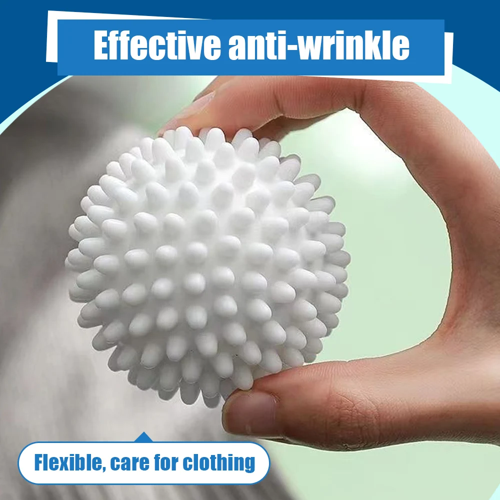 Laundry Ball 4Pcs PVC Dryer Ball Reusable Washing Machine Drying Fabric Softener for Home Clothe Cleaning