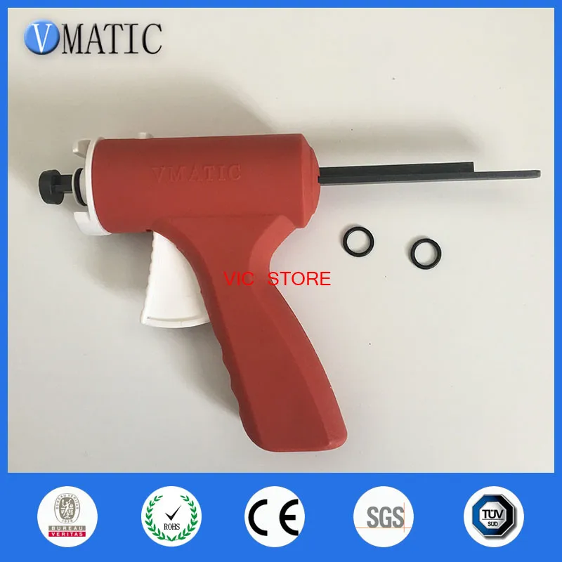 Quality UV Syringe Glue Gun Liquid Optical Clear Adhesive Dispenser Gun For Doming Resin Dispenser 10cc/ml