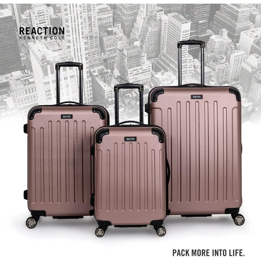 

Kenneth Cole REACTION Renegade Luggage Expandable 8-Wheel Spinner Lightweight Hardside Suitcase