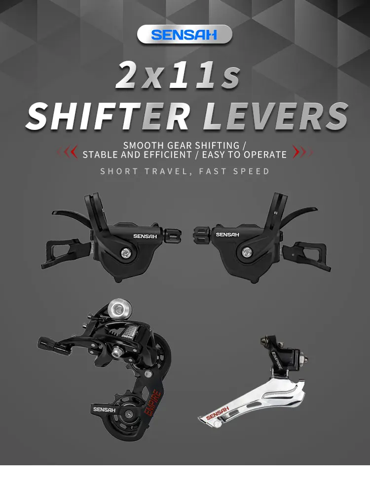 Pièces de vélo - Déclencheur de vitesse - Transmission en alliage - Cadran fendu - 7/21 vitesses - Réglable - Accessoires de vélo de montagne