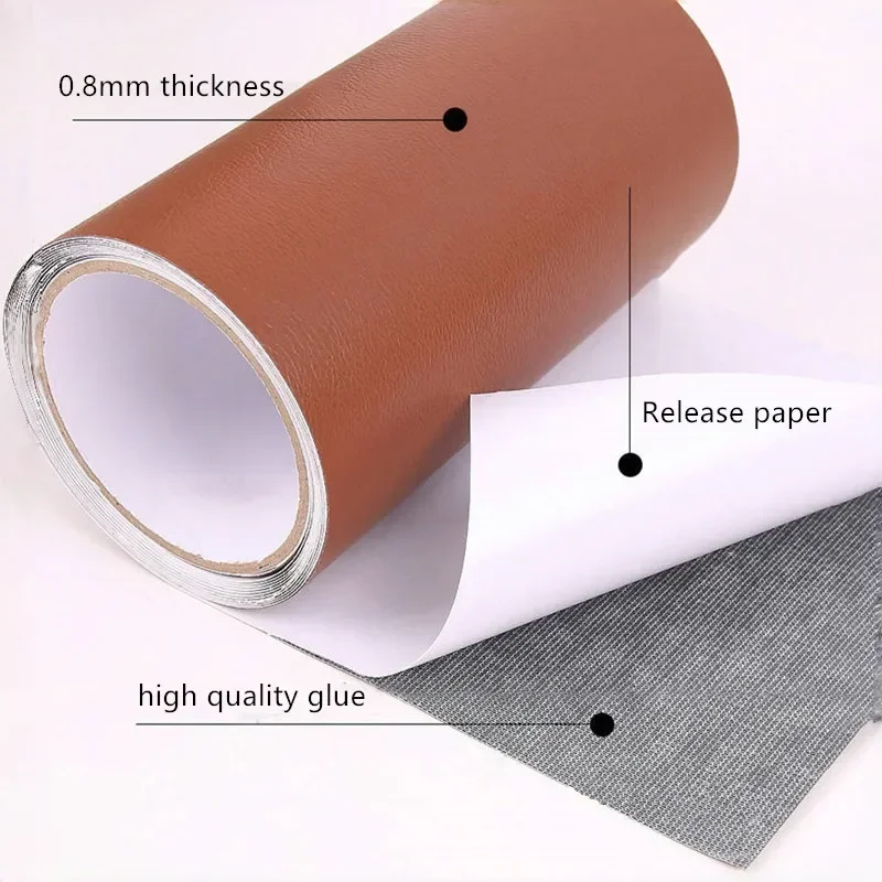 Leather Repair Tape Leather Patch for Furniture Sofa Motorcycle Seat Car Seat Refurbishment