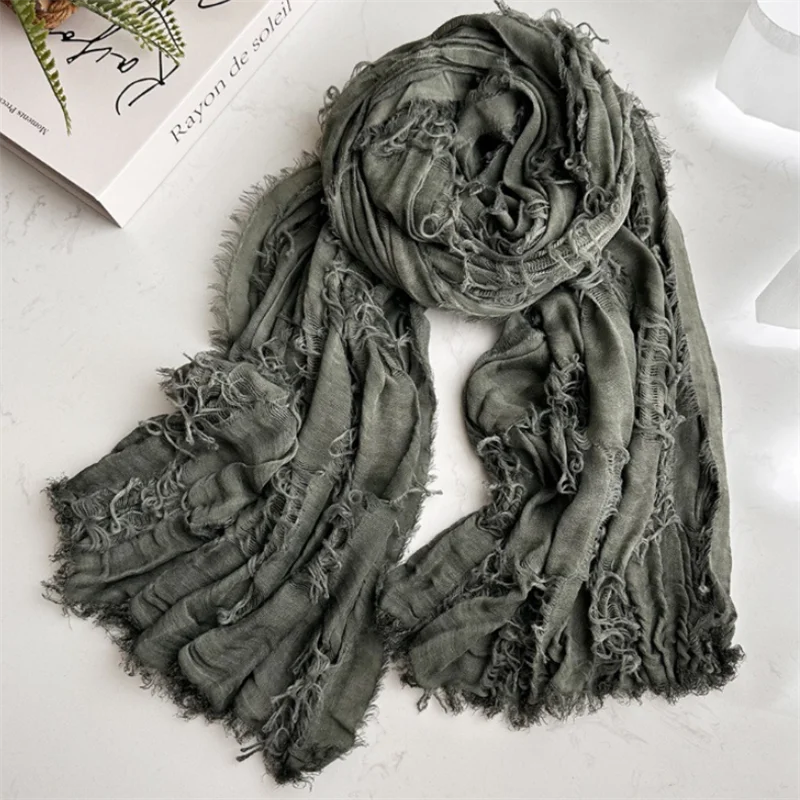 Apocalyptic Steampunk Unisex Cotton-Linen Scarf and Shawl Accessory