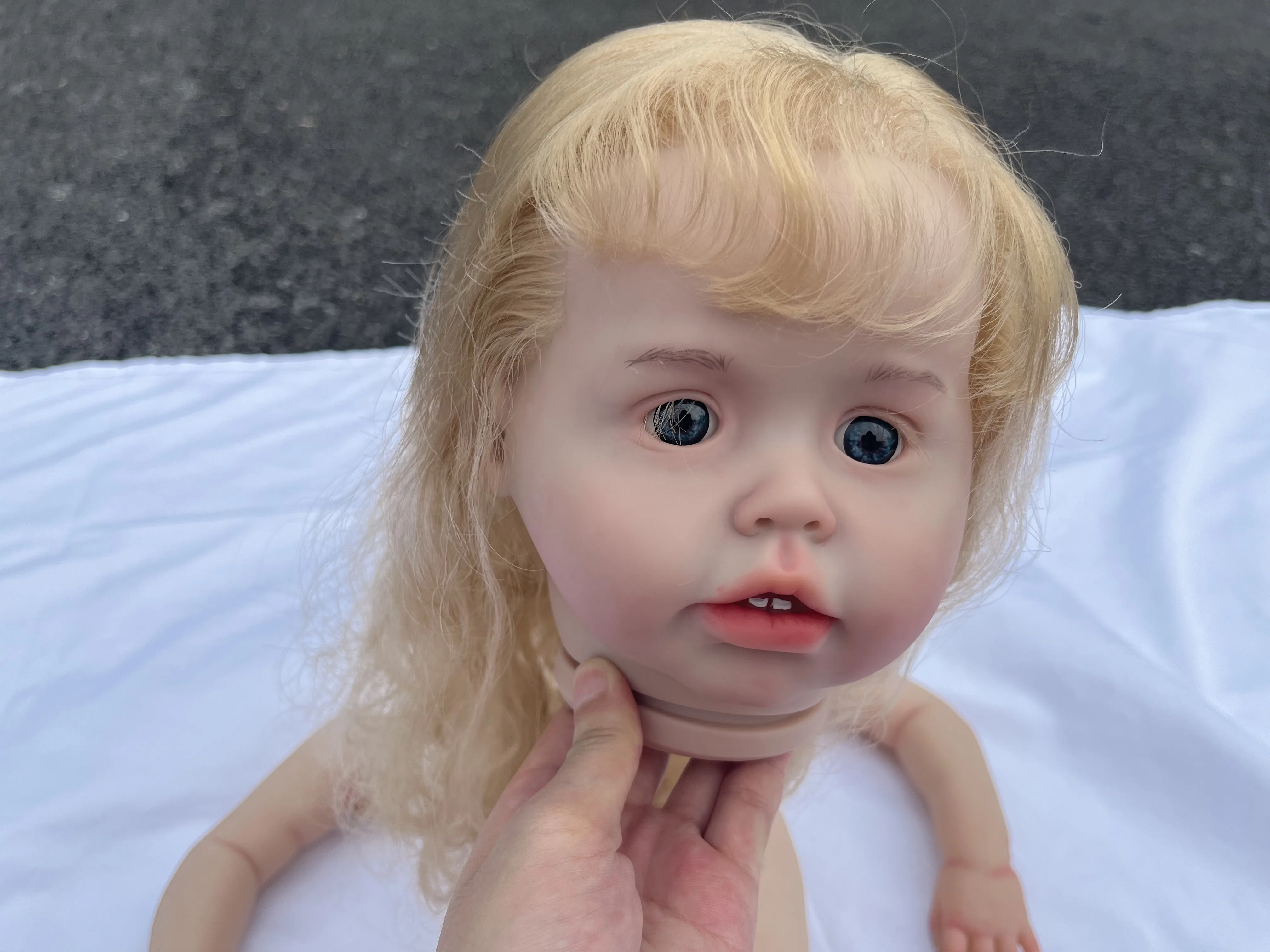 FBBD Artist Painting 26'' Bebe Reborn Ariel With Hand-Rooted Hair 100%Hand-Made Dolls For Children 32inch bebe reborn doll kit dimple without connectors popular rare limited sold out edition with body and eyes unpainted kits