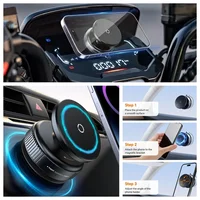 2025 New Magnetic Vacuum Car Phone Holder 360° Rotation Suction Cup Navigation Stand Bracket Car Magnetic Holder for iPhone - Image 6