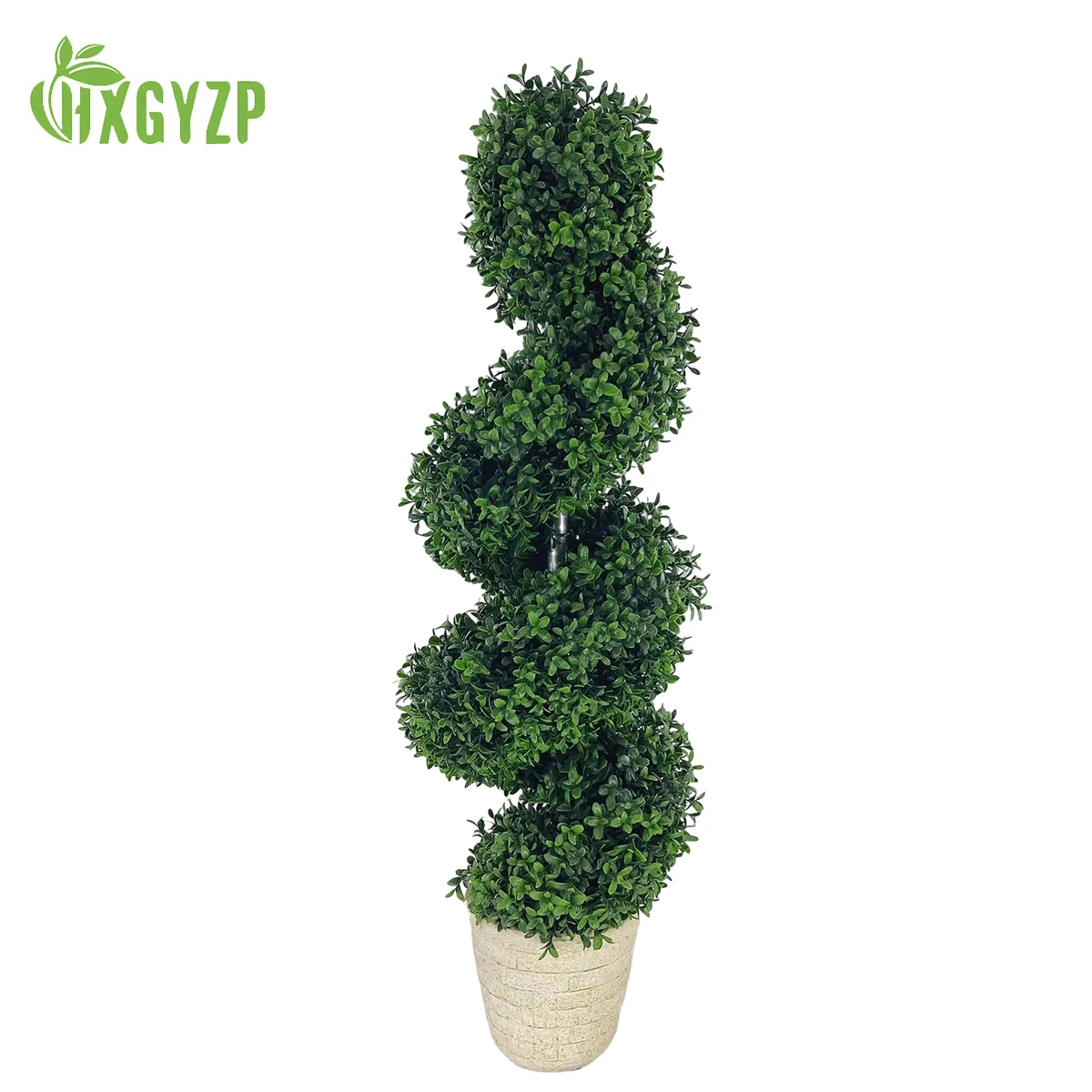 87cmArtificialSpiralTreePlantLargeBoxwoodTopiaryBonsai