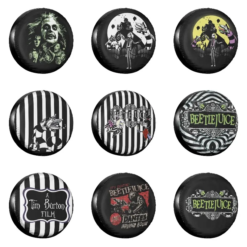 

Чехол на колесо для автомобиля от Beetlejuice Tim Бертон