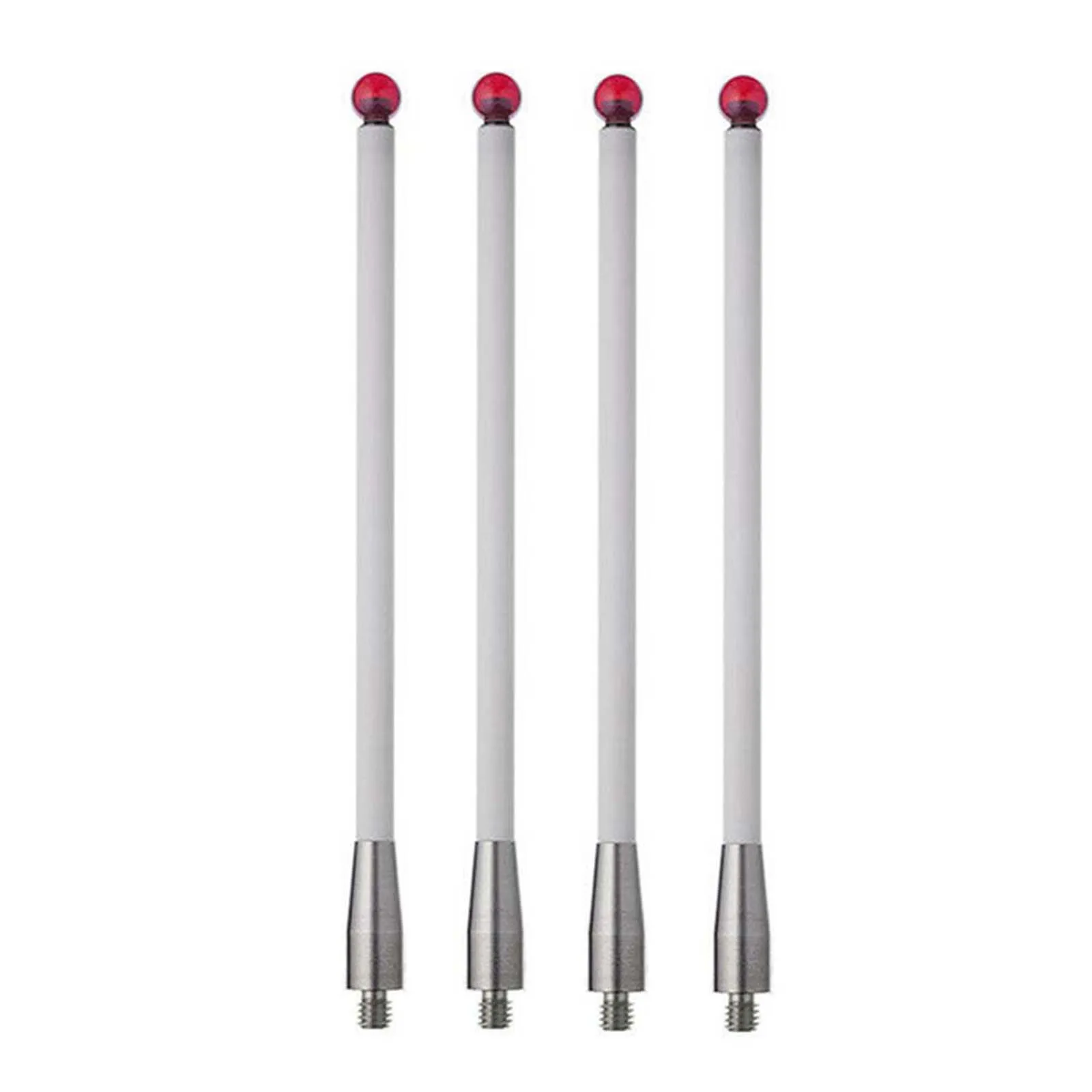 

4pcs A-5000-3712 100mm CMM Touch Probe Ceramic Stem Probe Stylus M4 For Carbide Surfaces Electrical Discharge Machining