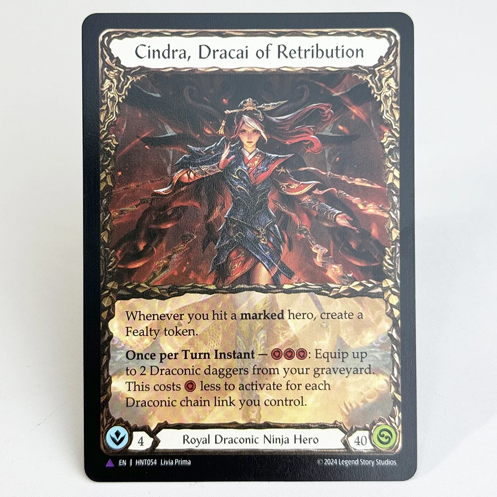 FAB Cold Foil TCG Proxy Game Cards Barkbone Strapping Savage Sash