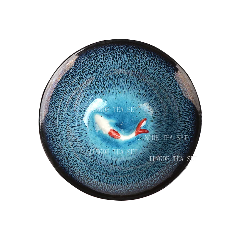 Kiln Transformed Tea Cup Household Ceramic Hat Cup Brushed Glaze Chinese Kung Fu Tea Set Drinking Utensils Tea Cups