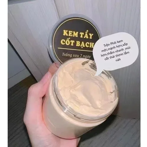 200gr Kem body cốt ủ si&ecirc;u trắng trắng nhanh hiệu quả, k&egrave;m th&ecirc;m muỗng trộn kem -thơm mịn dễ sử dụng hũ cho l&agrave;n da mịn m&agrave;ng