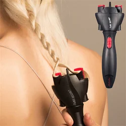 DIY Electric Hair Styling Tool Automatic Knitted Device Hair Braider Styling Two Strands Twist Braid Maker Hair Braider