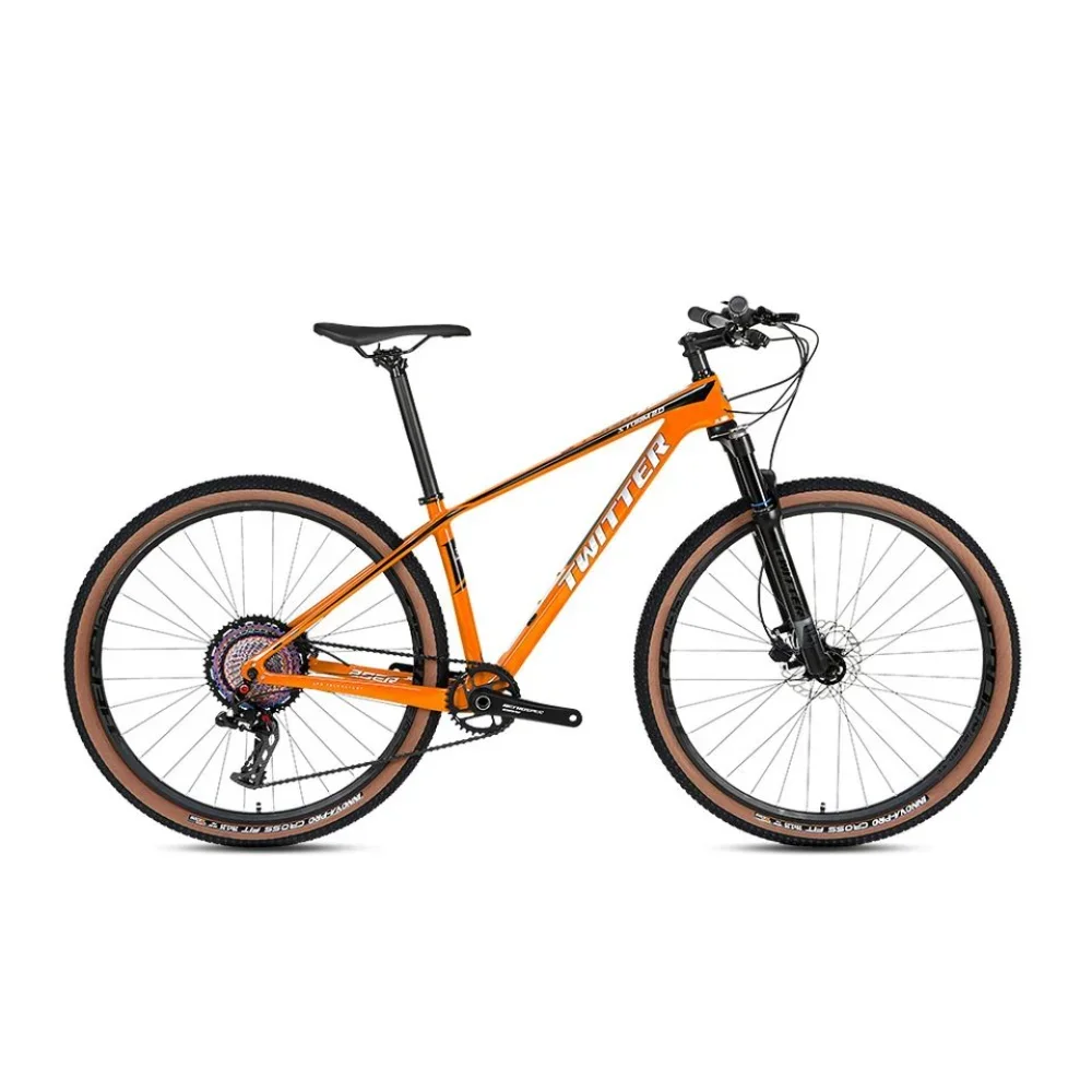

TWITTER New XC Class 27.5/29inch STORM-RS-13speed carbon fiber mountain bike hydraulic disc brake internal wiring frame bycicle