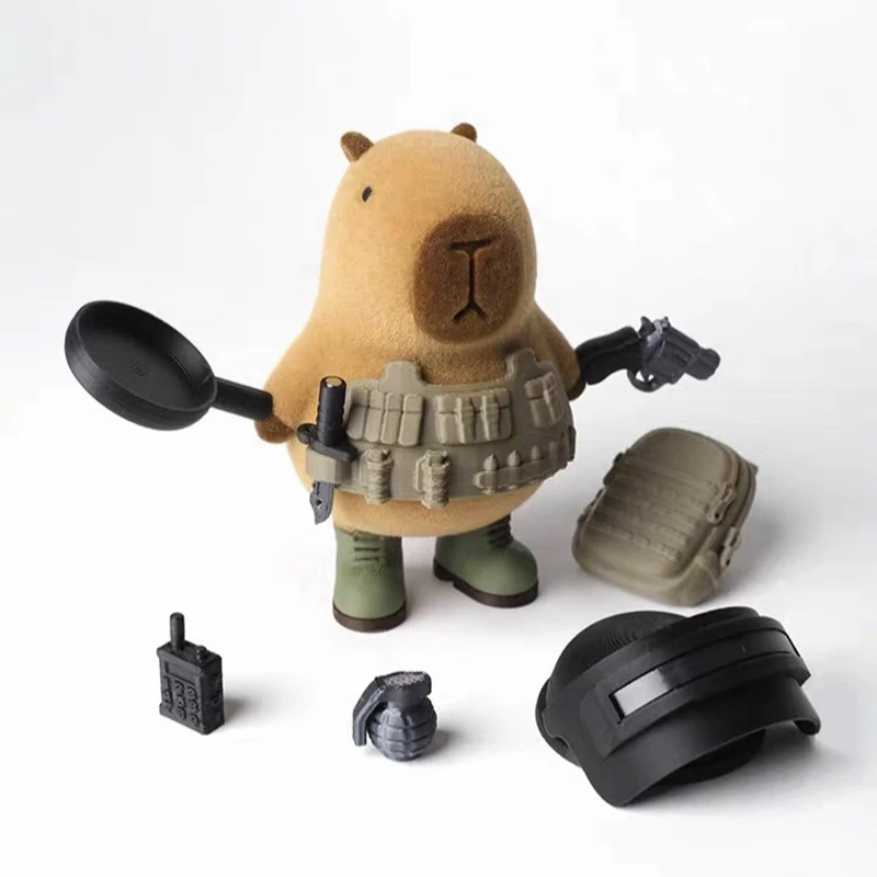 Kapibala Magnetic Desktop Ornament 3D Printed capybara Model Doll