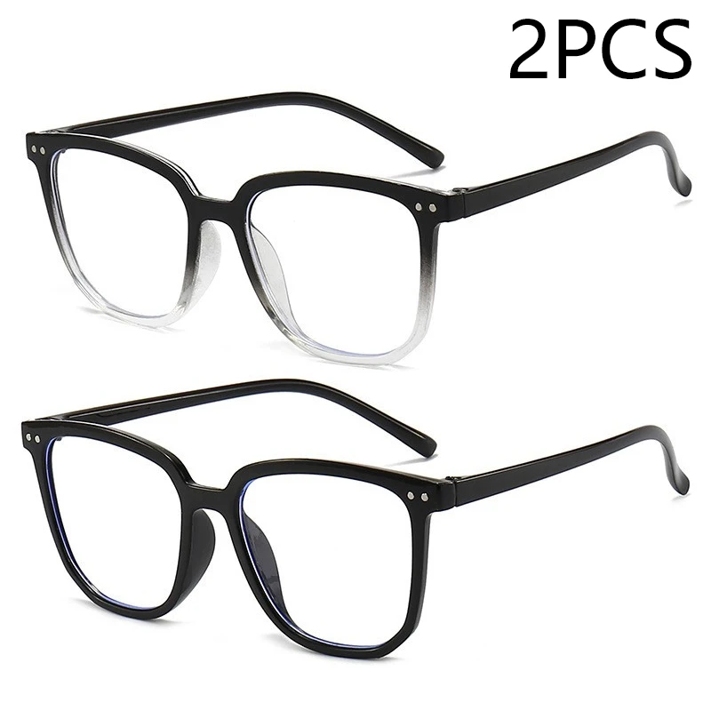Retro Chic Women's Anti-Blue Light Glasses with Classic Eyeglass Frame