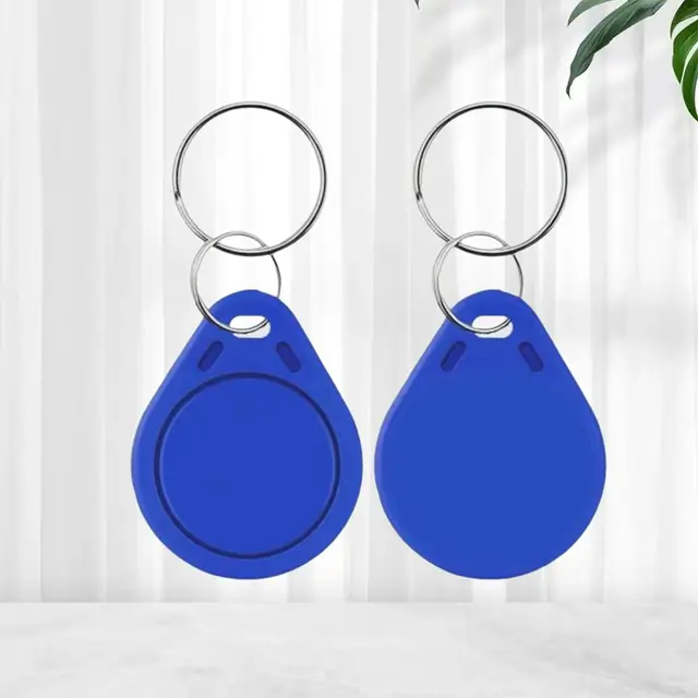20pcs RFID IC Keyfobs Access Control Smart Chip Rewritable Access Card Waterproof 0 Sector Modifiable 4