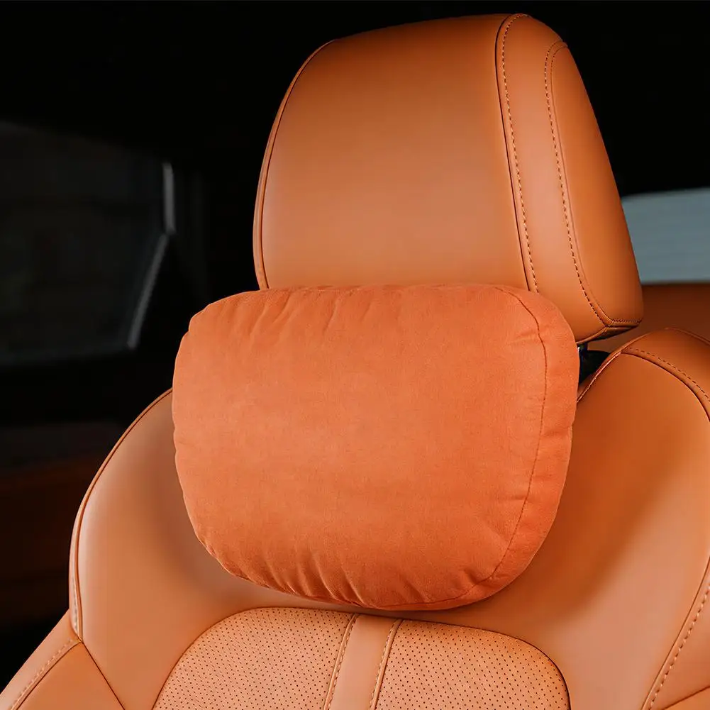 Universal Adjustable Car Neck Rest Cushion - Soft Cotton Headrest Protector