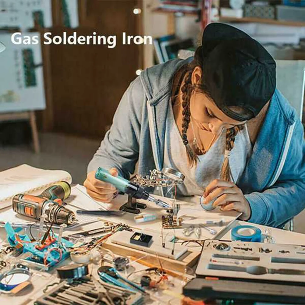 3 in 1 Professional Gas Soldering Iron Butane Gas Welding Soldering Welding Pen Light Repairing Tin gas torch welding torch butane torch