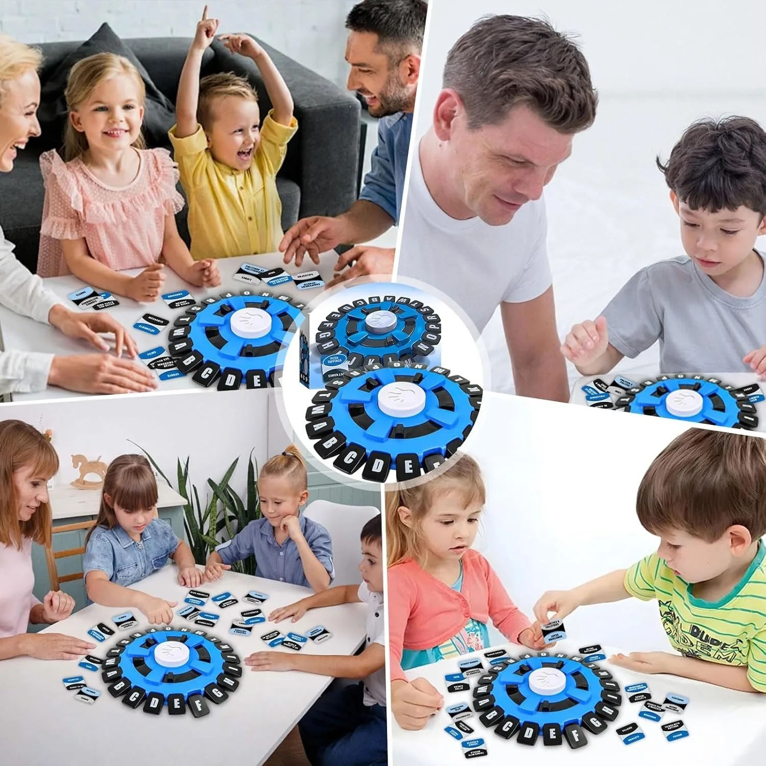 Tapple Game French Word Game Crazy Alphabet Fast-paced family board game Think word 2 to 8 Players, for Children