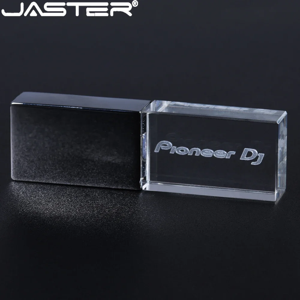 Logotipo Personalizado Pen Drive 128gb Usb Flash Drives 64gb Colorido Led Pendrive 32gb u Stick 16gb 8gb 4gb Pioneiro dj - Imagem 2
