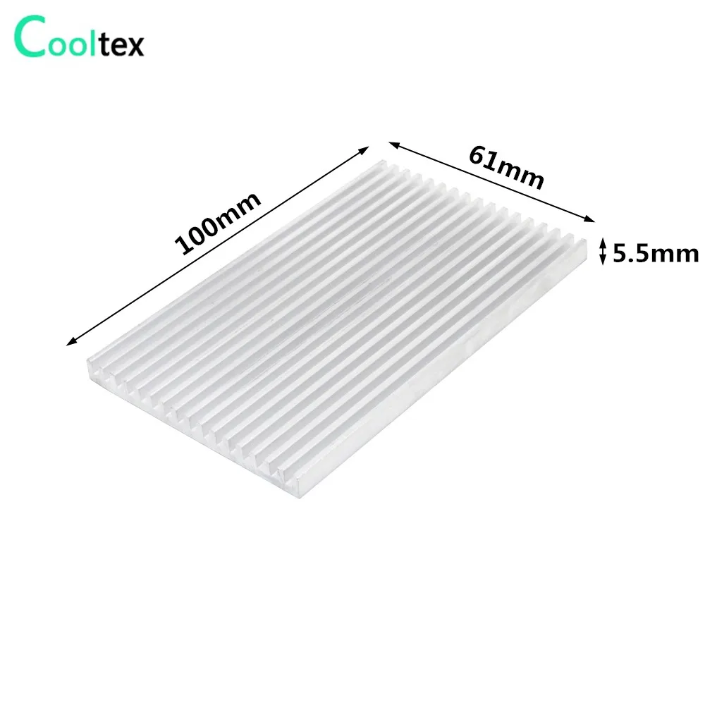 Aluminum Heatsink Radiator Extruded Heat sink LED Electronic CHIP Heat Dissipation Cooling Cooler