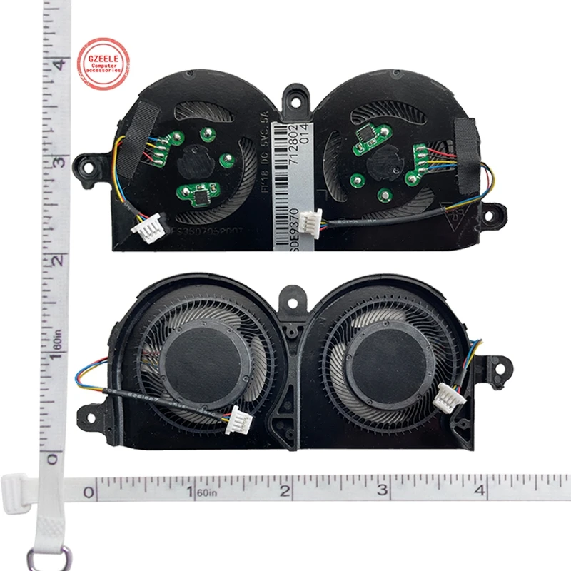 Ventola Di Raffreddamento Della Cpu Del Computer Portatile Per Dell Xps 13 9370 9380 9390 P82G 7390 93050980Wh 980Wh Ventola Del Pc Nd55C19-16M01 Musl
