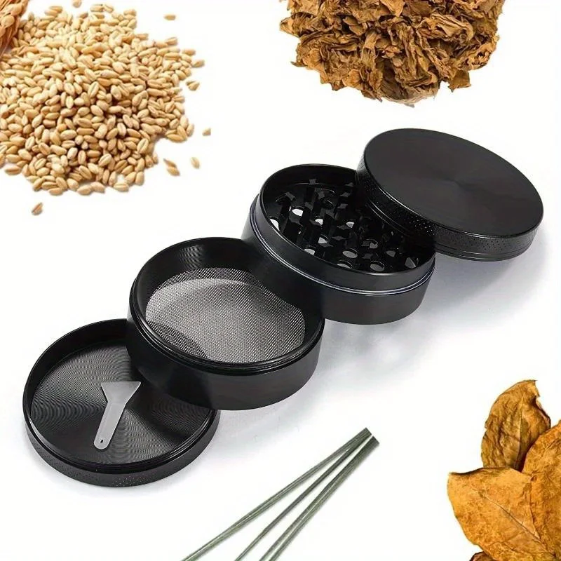 40mm Metal Herb Grinder 4-Layer Spice Pepper Crusher Mill Mortar Cutter Tobacco Raw Grass Grinder Shredder Smoking Accessories 2