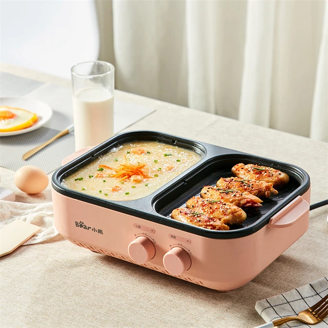 Mini horno, horno de encimera y parrilla, pequeños hornos eléctricos  portátil, doméstico Mini barbacoa, horno multifunción, tubo de calefacción  eléctrica de acero inoxidable tipo S : : Hogar y cocina