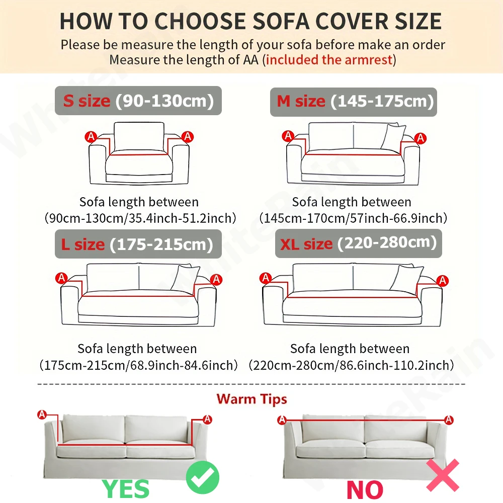 Jacquard Elastic Sofa Cover for Living Room Anti-dirty Washable ArmChair Sofa Slipcover Protector Home Couch Decor 1/2/3/4 Seat 2