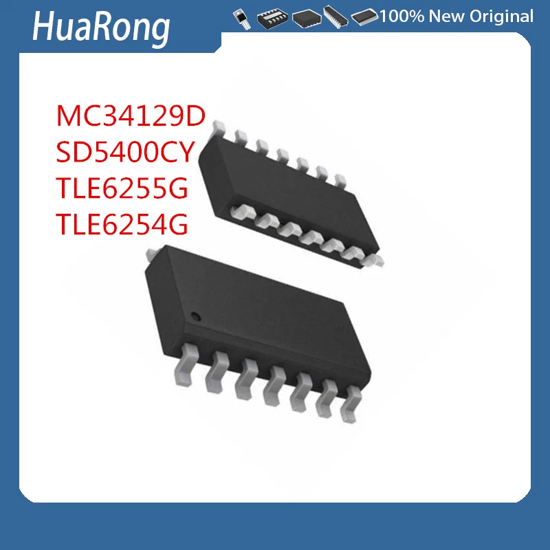 

5 шт./партия MC34129D MC34129 SD5400CY SD5400 TLE6255G TLE6255GM TLE6254G TLE6254-2 SOP14