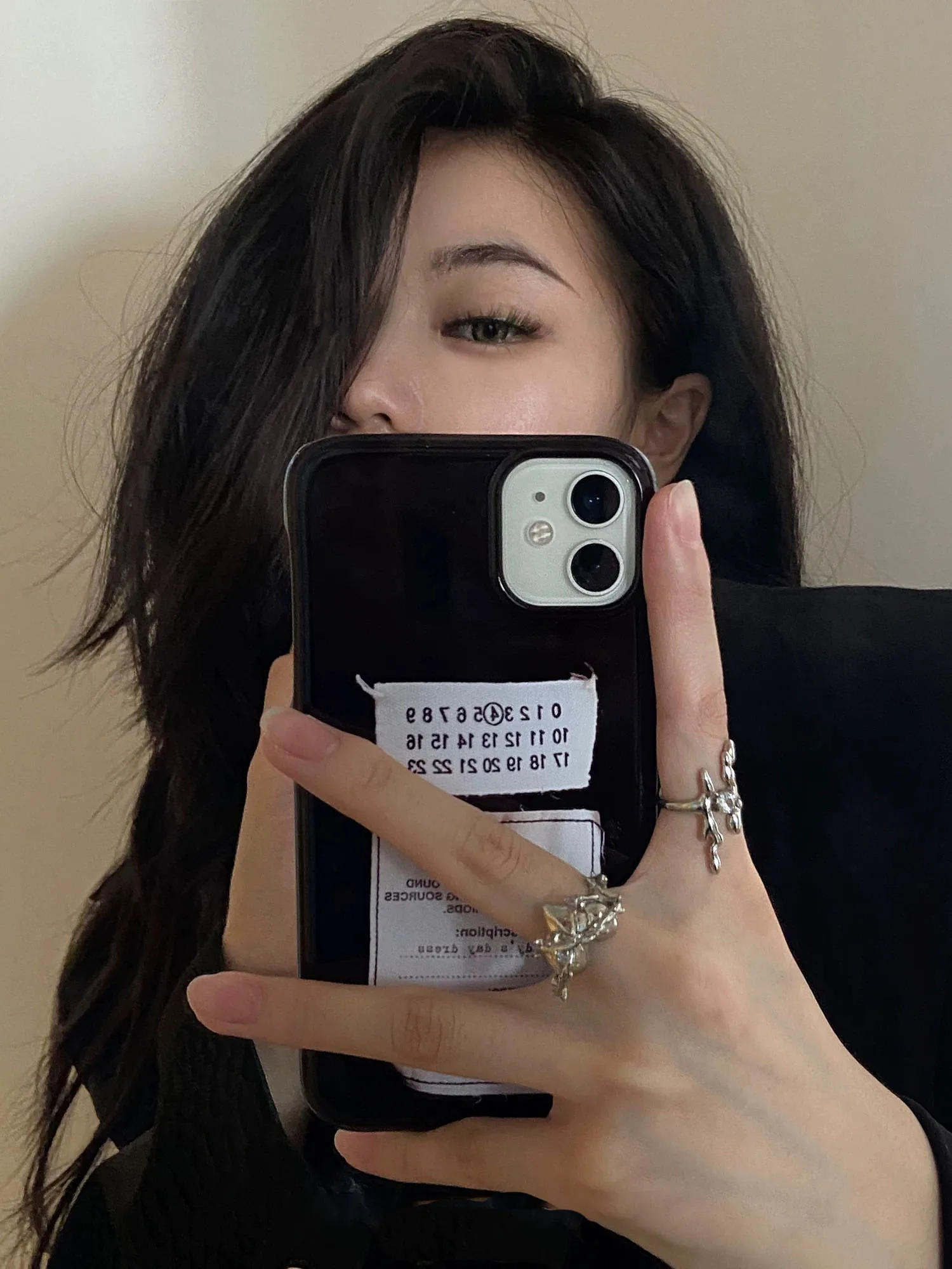Minimalist High-End Glossy Phone Case with Jelly Cover Finish